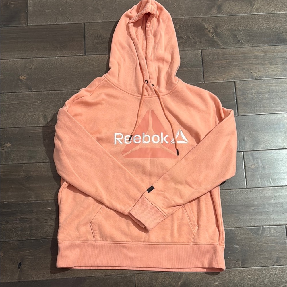 Reebok Pink Hoodie Sweatshirt